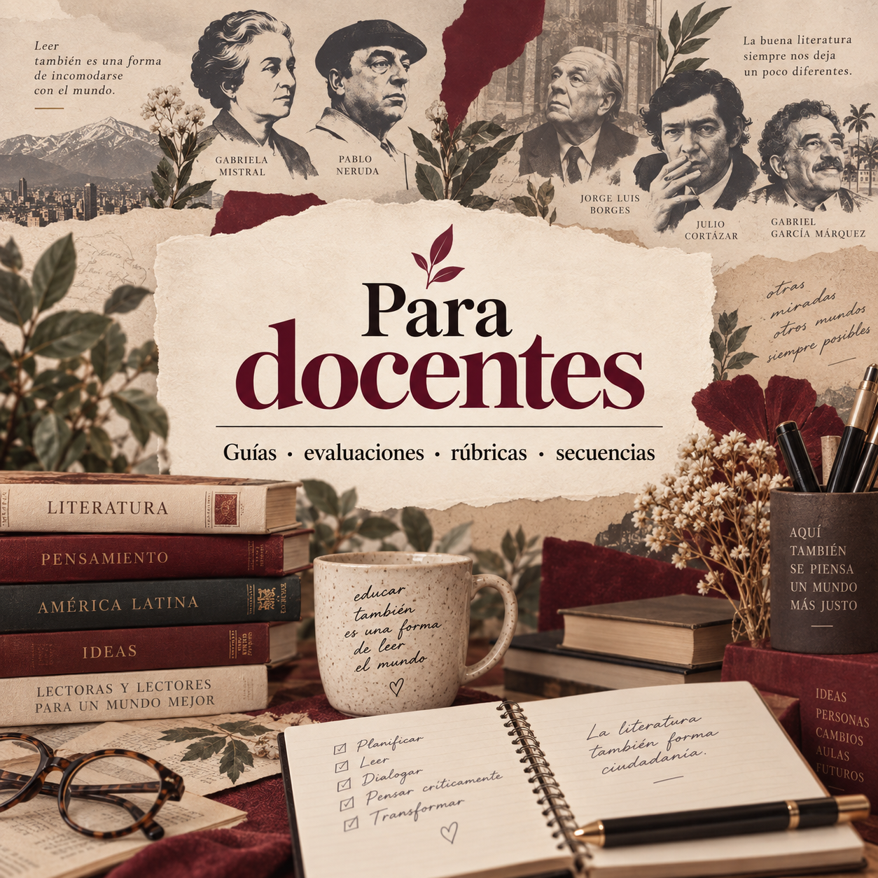 Portada Recursos gratuitos de Lecturas Incómodas.
