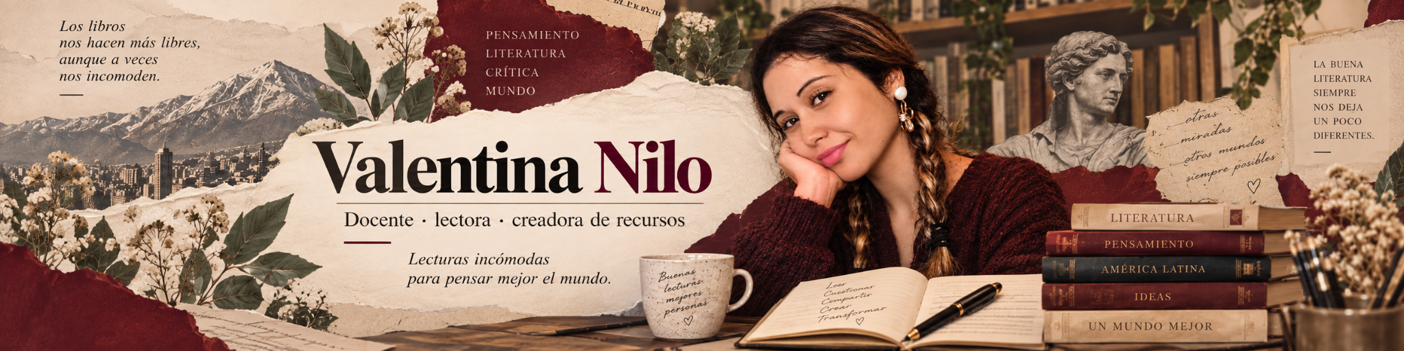 Valentina Nilo, docente, lectora y creadora de recursos.